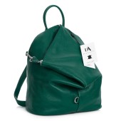Rucsac dama din piele naturala DiAmanti Zanella Verde Smarald